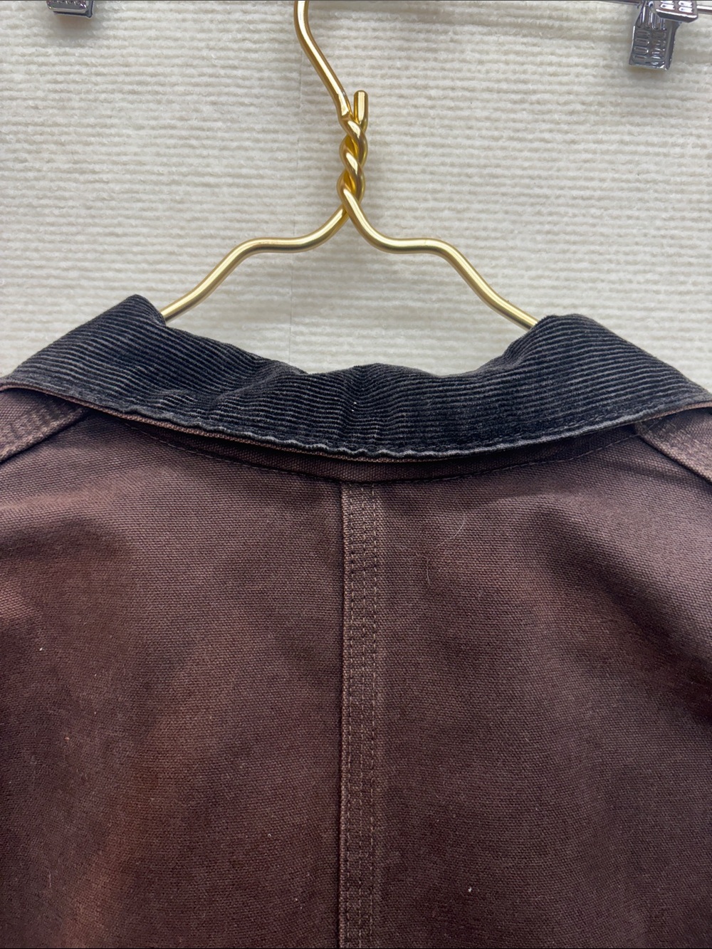 Carhartt 2XL vintage USA lined Canvas Duck Chore Jacket with Corduroy Collar - Picture 11 of 12